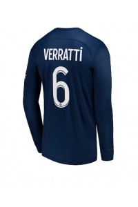Fotbalové Dres Paris Saint-Germain Marco Verratti #6 Domácí Oblečení 2022-23 Dlouhý Rukáv